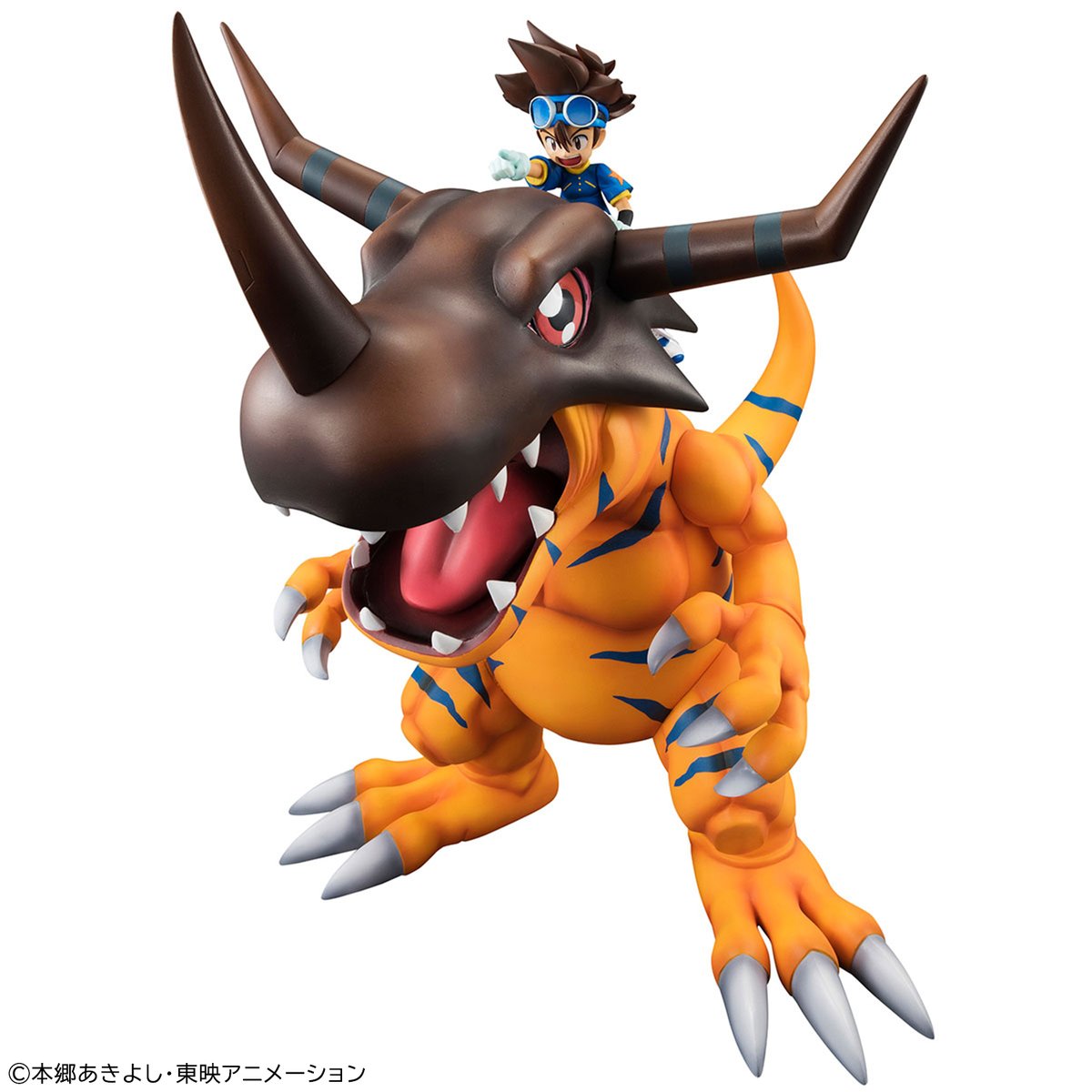 mega_hobby's tweet photo. 【#デジモン】

／
本日予約開始
＼

╋━━━━━
　G.E.M.シリーズ
　デジモンアドベンチャー
　グレイモン＆八神太一【再販】
　　　　　　━━━━╋

全高約250mmの大迫力のグレイモン✨
この機会をお見逃しなく！

https://t.co/mgLQuCHUBQ
#digimon https://t.co/fjM1HSfyBt