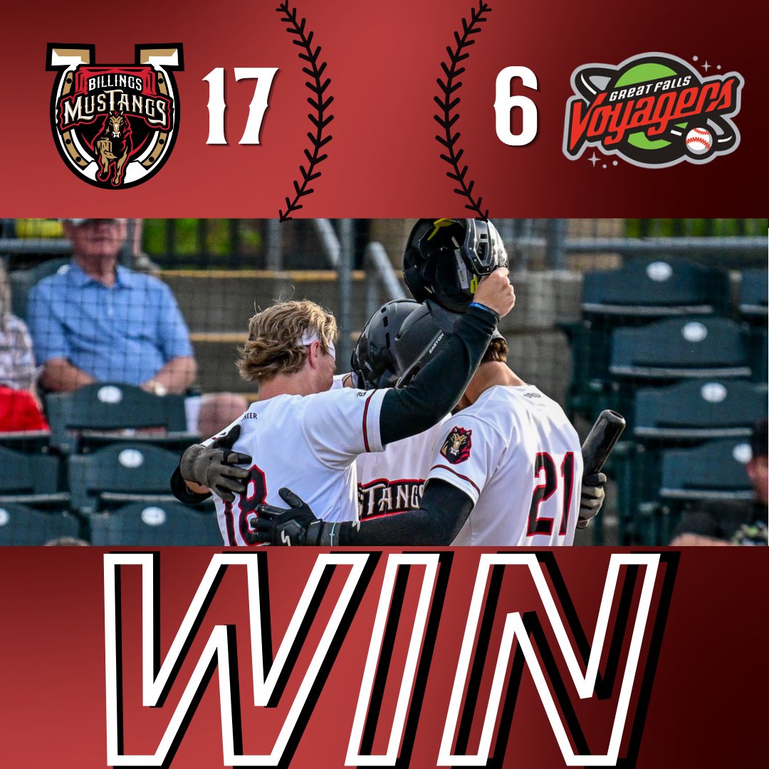 Mustangs's tweet photo. Two Grand Slams power the Mustangs to another road series sweep!🧹 

We’re back in action tomorrow night at HOME for Teacher Appreciation Night! Get tickets now at https://t.co/wL9LPSsi99 https://t.co/dIBYqqFHUo