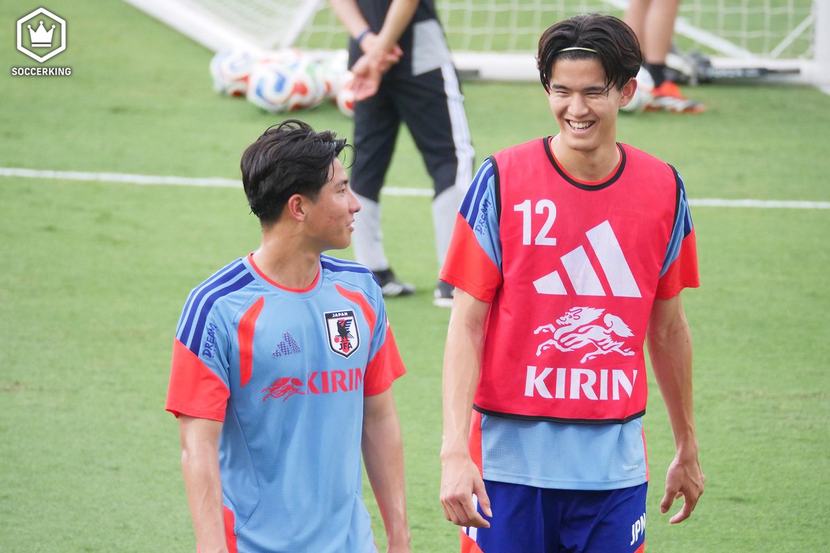 Today's Training Photo📸 ＼ 新川志音と後藤啓介はシントトロイデンの