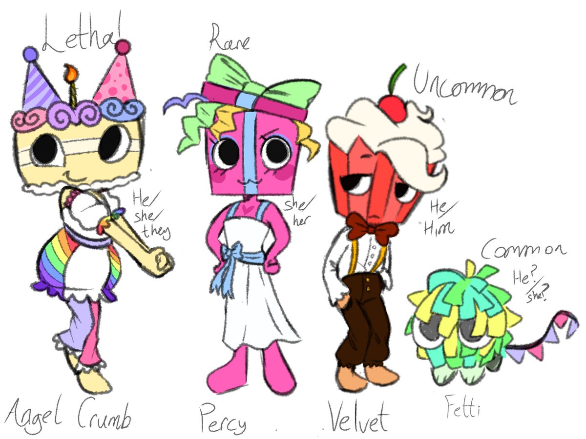 BGeminiOfficial's tweet photo. No yumeship content today, I spent my time making new OCs 
Meet my new Gangalang 
---
#Dandysworld #Dandysworldoc https://t.co/iCUB05THWF