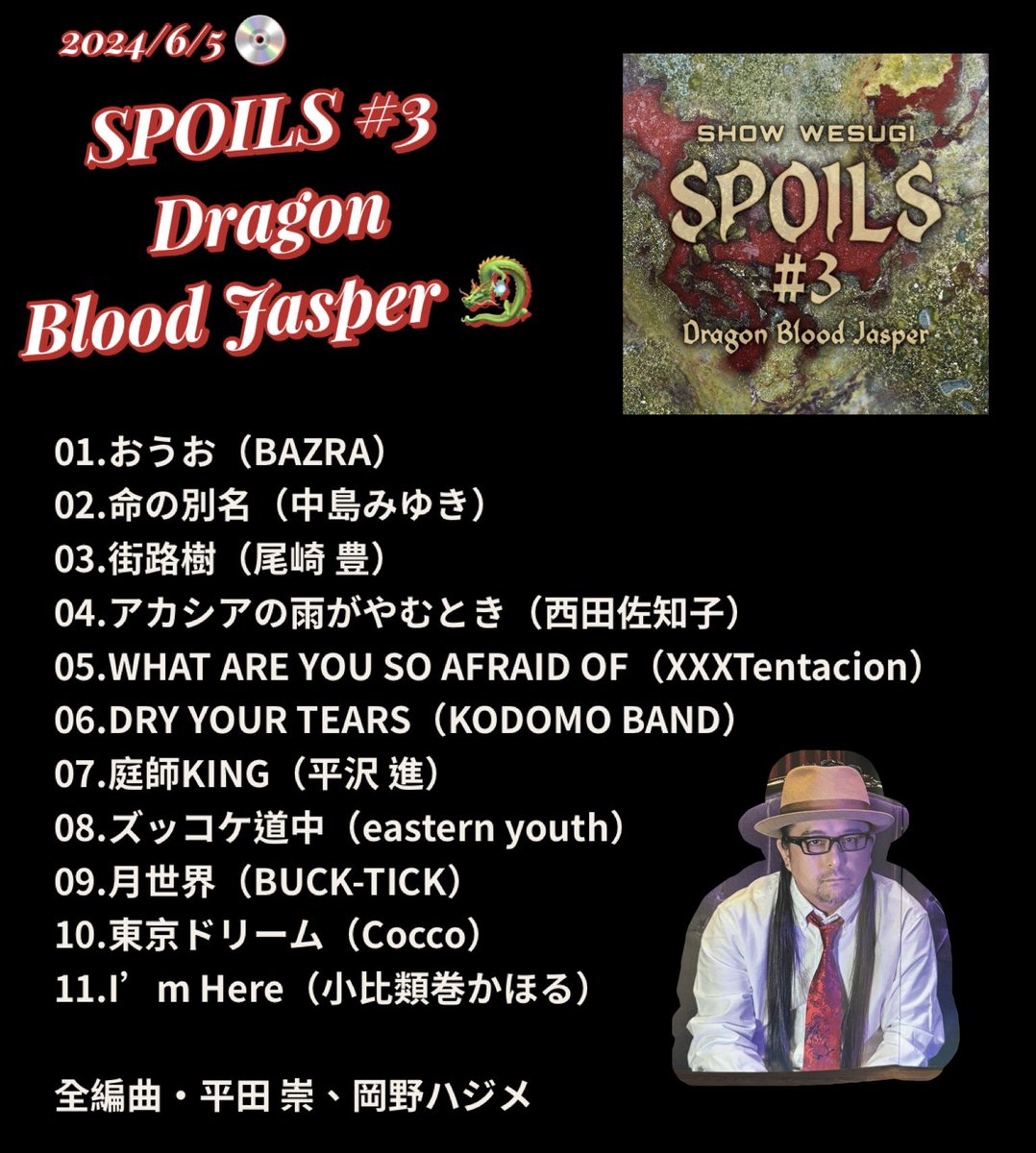 発売記念日じゃぞ🐉🟠 2024/6/5 SPOILS #3 Dragon Blood Jasper #上杉