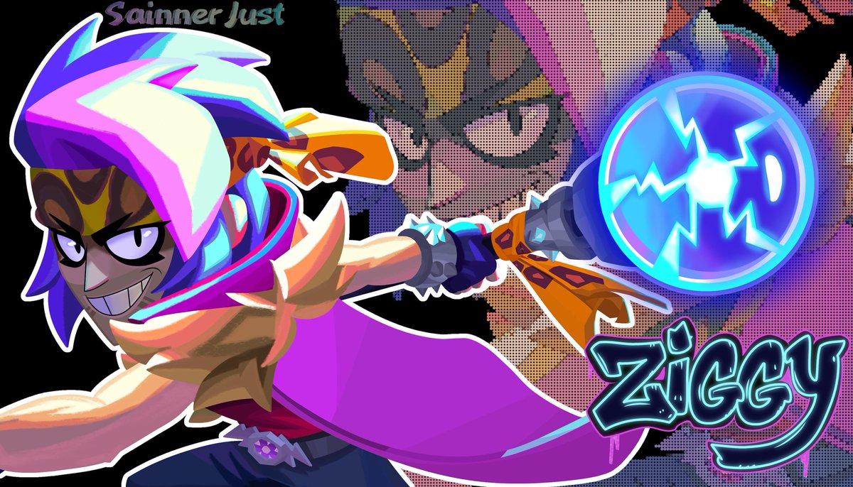 Sainner_Just's tweet photo. Terminé por fin este dibujo que lleva desde abril weon ABRIL y ya estamos a inicios de junio mamón, pero espero que les guste este dibujo de Ziggy

#BrawlStars #Fanart #BrawlStarsZiggy https://t.co/Vg48NodNJ7
