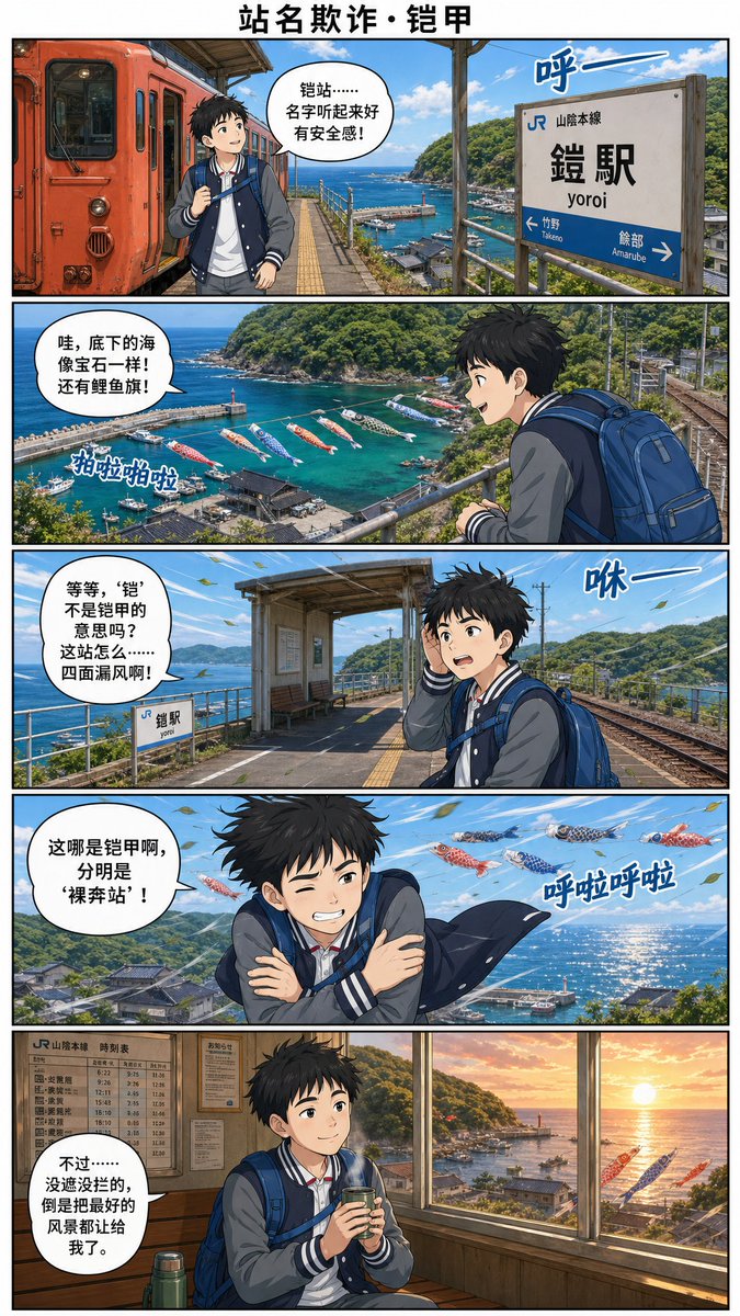 Yoroi Station Seaside Manga Comic