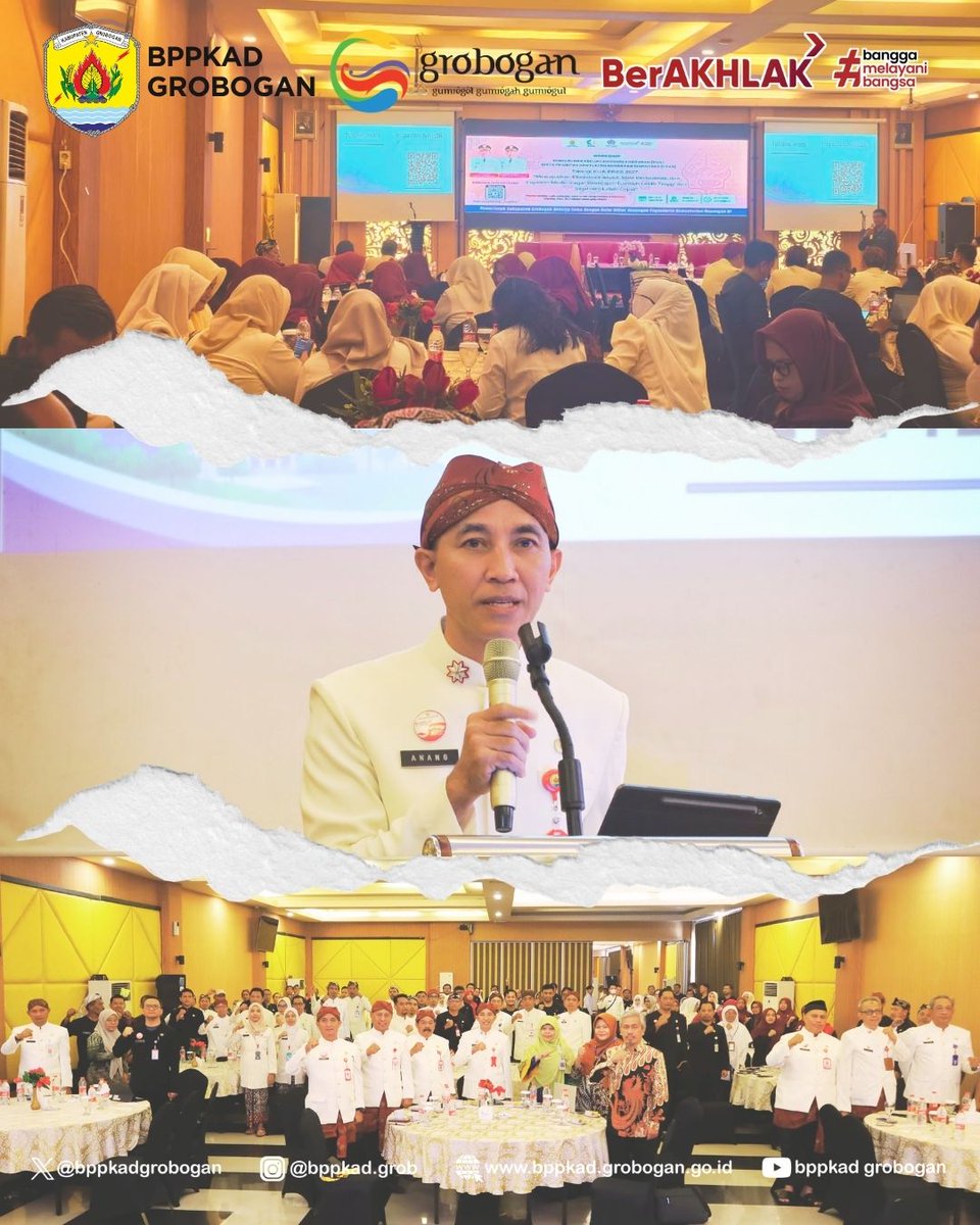 bppkadgrobogan's tweet photo. BPPKAD Kab. Grobogan menggelar Workshop Penyusunan KUA &amp; PPAS. Sinergi penting untuk merumuskan arah kebijakan fiskal sekaligus menetapkan skala prioritas &amp; plafon maksimal anggaran daerah. Komitmen kami: APBD yang transparan, akuntabel, &amp; tepat sasaran
#BPPKADGrobogan #KUAPPAS https://t.co/nyc94aNa3U