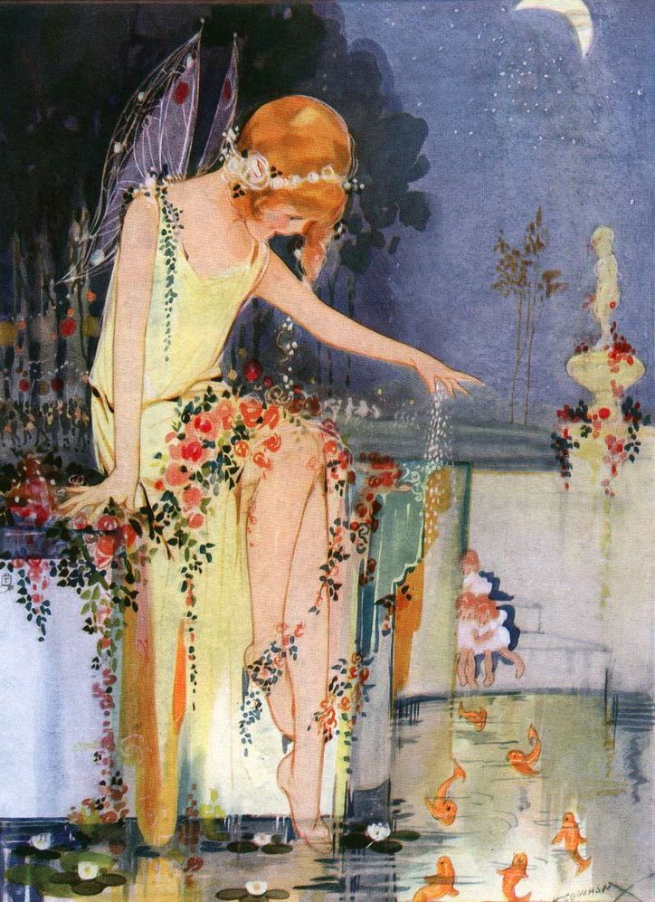 sumirecoffee's tweet photo. My humble dream, flutter and dance, and shine brightly.

The Goldfish(1920s)
©︎Hilda Gertrude Cowham

202606 https://t.co/7d63KXomp1