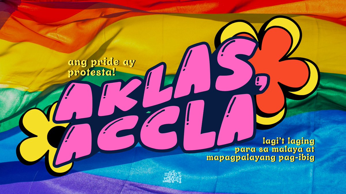 COMMSBYKALII's tweet photo. HAPPY #PRIDE TO THE GAES, GALS, & EVERYONE IN BETWEEN! 🏳️‍🌈

Sa lahat ng miyembro ng federasyon na lantad ang kulay, at sa lahat ng mga nagpapakabuting mamuhay at their own pace-- isang mahigpit na yakap!

PRIDE IS BOTH A PROTEST AND CELEBRATION.

Keep taking up space.
Keep living and speaking your truths.

Stand proud! Lagi't laging tama ang pagtindig para sa malaya at mapagpalayang pag-ibig. 🥰✨