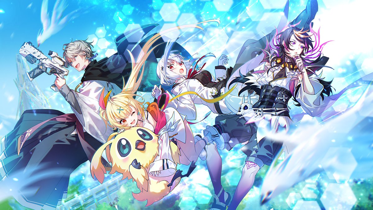 Ryune_zoldark's tweet photo. にじさんじのコラボイラスト、毎回ゲーム内に合わせてるんだよね https://t.co/Wvccmd2FYm