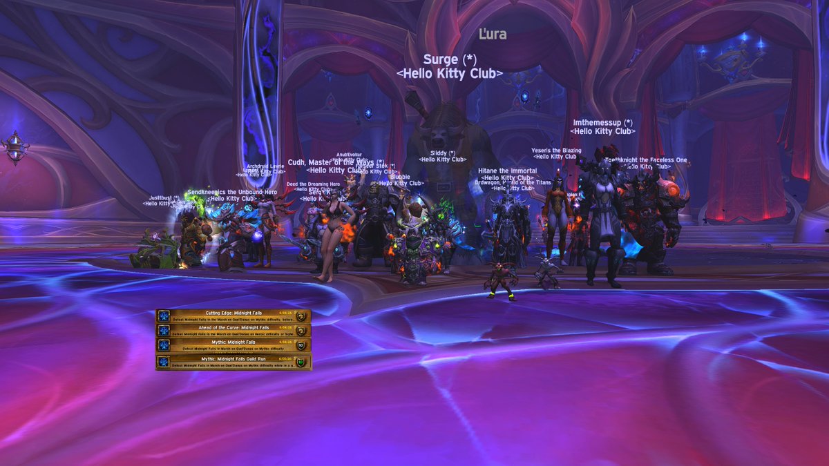 HKCSargeras's tweet photo. Game Over! HKC Clears Mythic March on Quel'Danas! US 126th Realm 6th! Lets goooo! #HKCSargeras #Warcraft https://t.co/kHBoTm7wnA