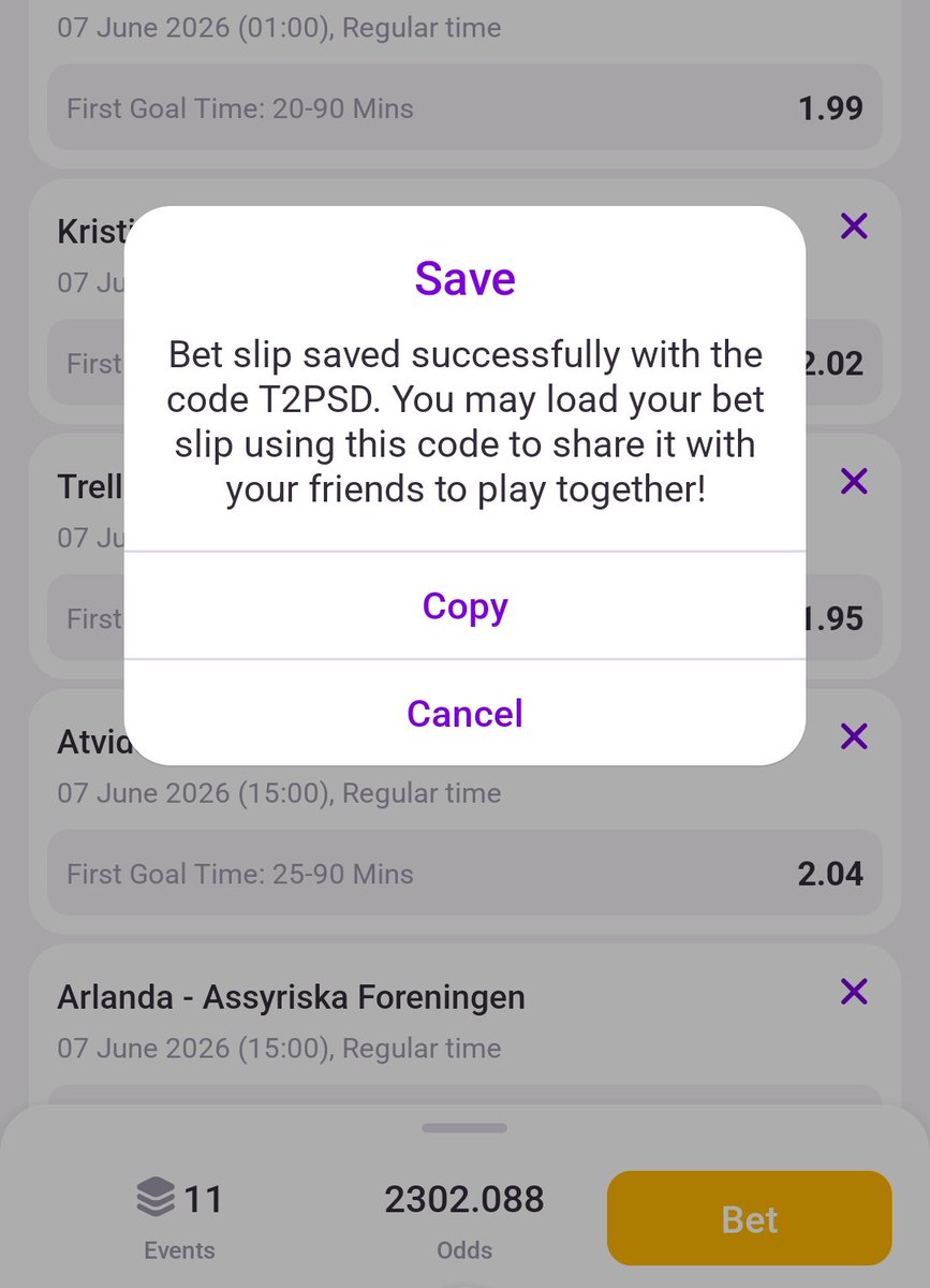 boomonmymind's tweet photo. First Goal Time X on BetJam 

Code:- T2PSD

Odds:- 2302

Reg2Play:-  https://t.co/WaaFvo8hAc

Promocode:- BOOMNATION

Download BetJam: https://t.co/mg93rog8of

TG - https://t.co/xPvCAl5IbL

WhatsApp: https://t.co/sxZBvRrMQC

Bet Responsibly 🔞 https://t.co/WNF0kV7j48