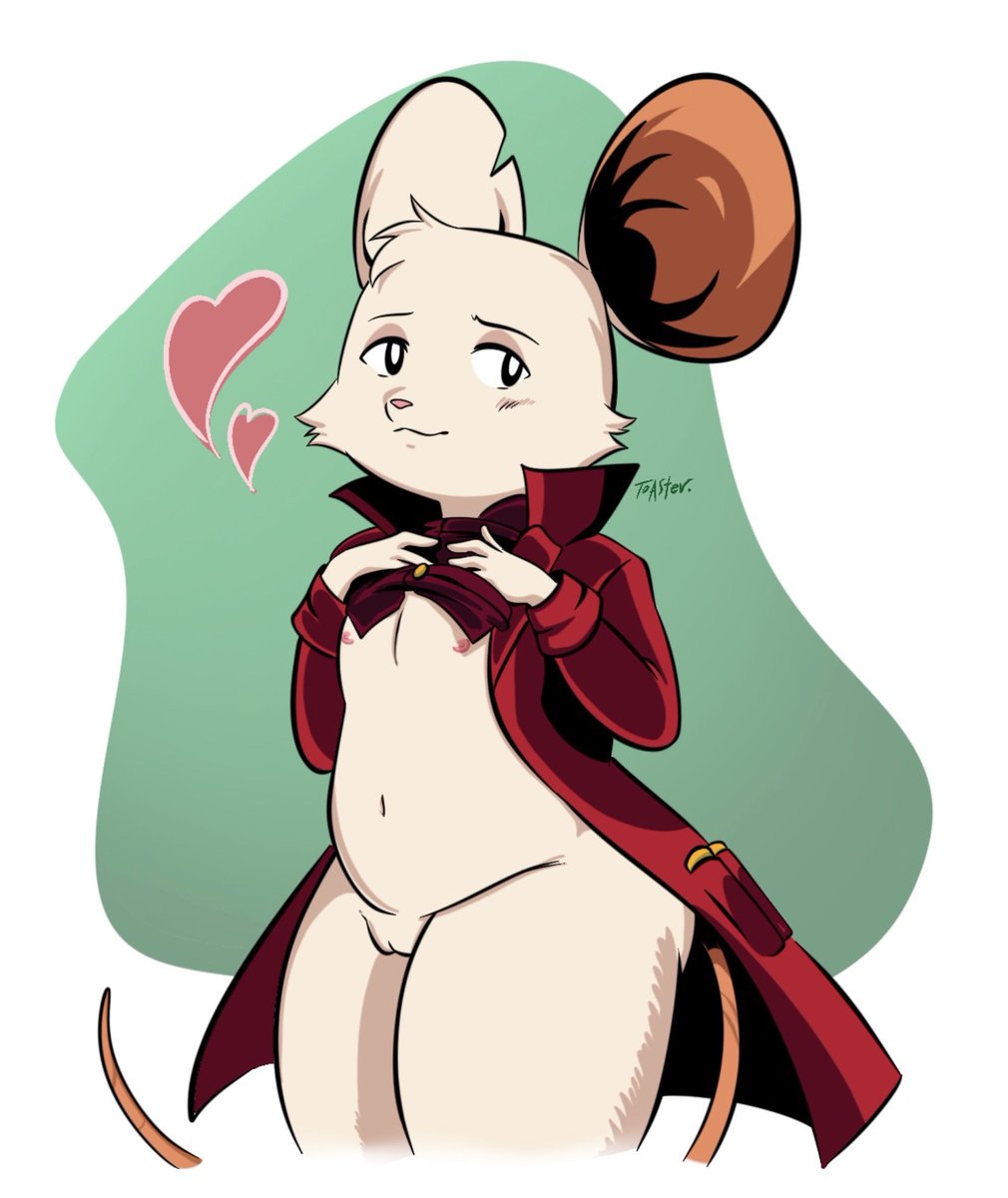 nerdb0ner's tweet photo. #nsfw #minathehollower #mina #furry #anthro #mouse 
Gift for a lovely friend of mine’s birthday :3 https://t.co/pBpPW7IIiA