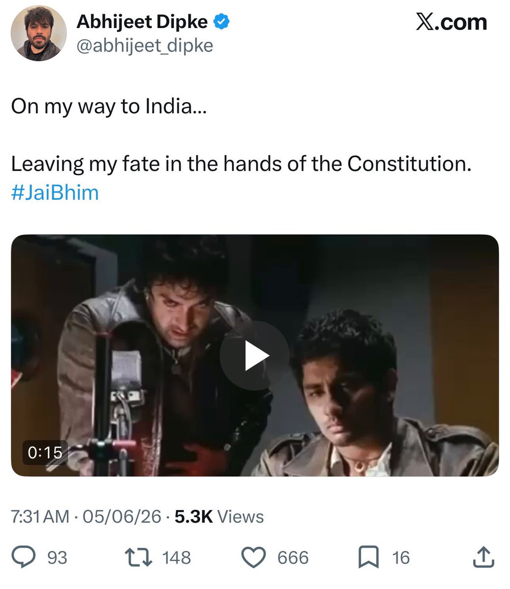 AnkurSingh's tweet photo. This was posted by Cockroach Janta Party founder @abhijeet_dipke.

The scene is from Rang De Basanti where some youth kill defence minister of country to bring revolution.

What is Cockroach Janta Party even planning? https://t.co/xTltTJB7wE