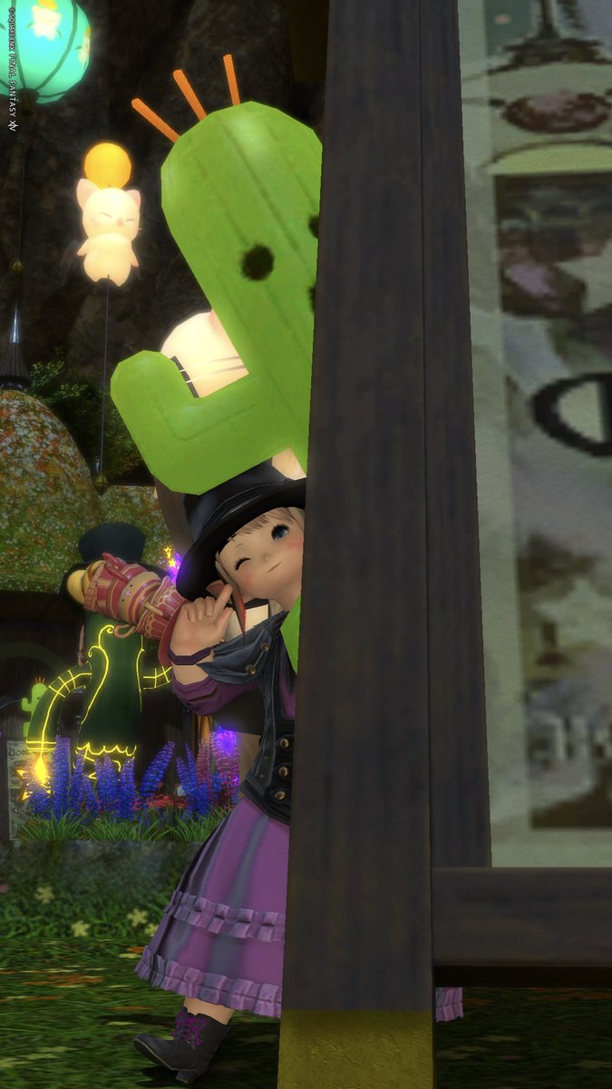 KarinTobee's tweet photo. サボテンダーは、このタイプが
イイよね！✨
魔獣使いもｵﾈｼｬｽ🙇
 #FF14 #ララフェル https://t.co/igei3ioFLT