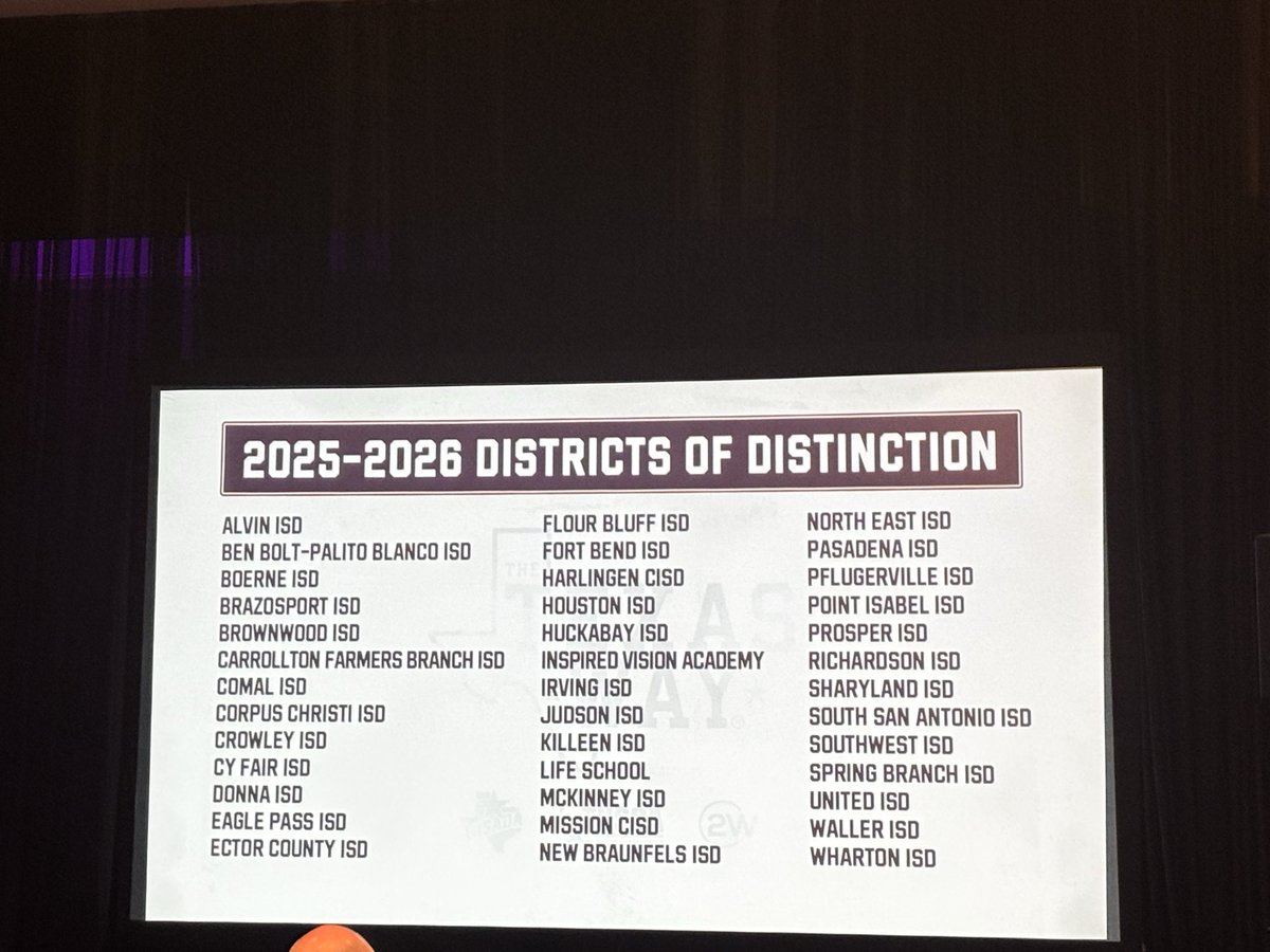 NeisdAthletics's tweet photo. Proud to announce that North East ISD Athletics has been recognized as a Texas Way District of Distinction. 

This honor reflects the commitment of our student-athletes, coaches, administrators, and community to our mission of leading with integrity and excellence every day. https://t.co/j89Pg525nz
