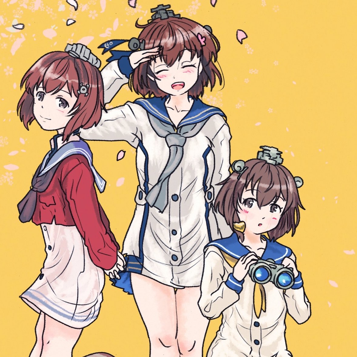雪風(艦これ) 「#ボブヘア好き絵描きがボブ好きのためにボブキャラを貼る義務」|すらくすのイラスト