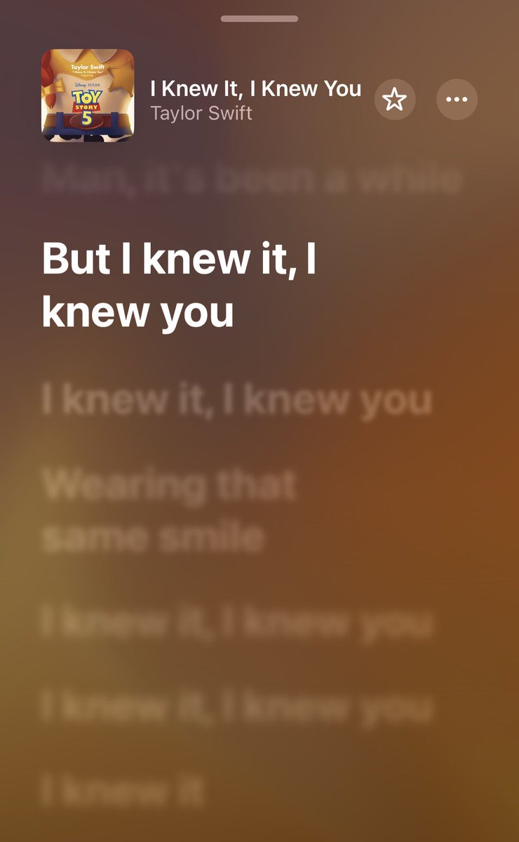 kellysversion13's tweet photo. The song is so good!! Not what I thought! It is very catchy, and the way she throws her voice when she says “I Knew it, I Knew You” scratches my brain in good ways. Taylor did it again👏👏

This is the PERFECT Disney song!!! @taylornation13 @Pixar  #IKnewitIKnewYou https://t.co/NPaiVuPkQc