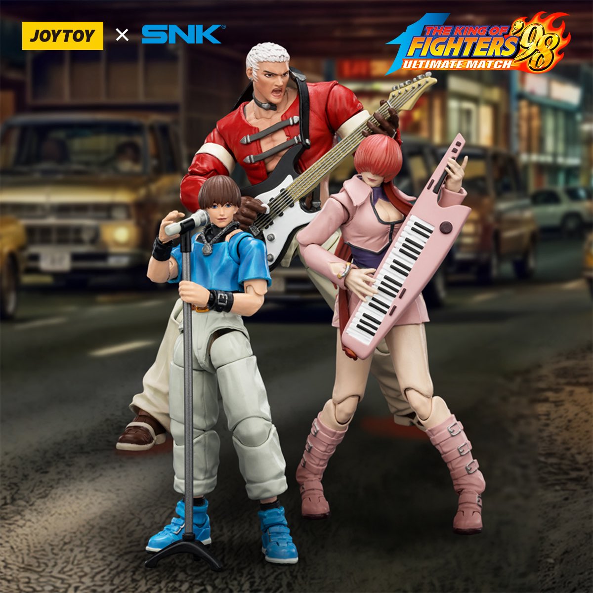 ERROR_codeXXXX's tweet photo. JOYTOYのKOFフィギュアって新作もう出ないの？庵のチームと龍虎チーム出てほしいんだけどなぁ。あとアメスポ。 https://t.co/EEs9RVYvJ1