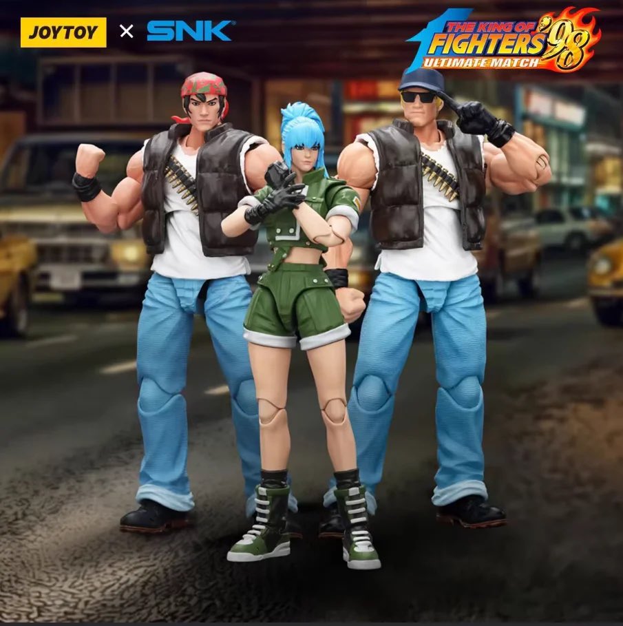 ERROR_codeXXXX's tweet photo. JOYTOYのKOFフィギュアって新作もう出ないの？庵のチームと龍虎チーム出てほしいんだけどなぁ。あとアメスポ。 https://t.co/EEs9RVYvJ1