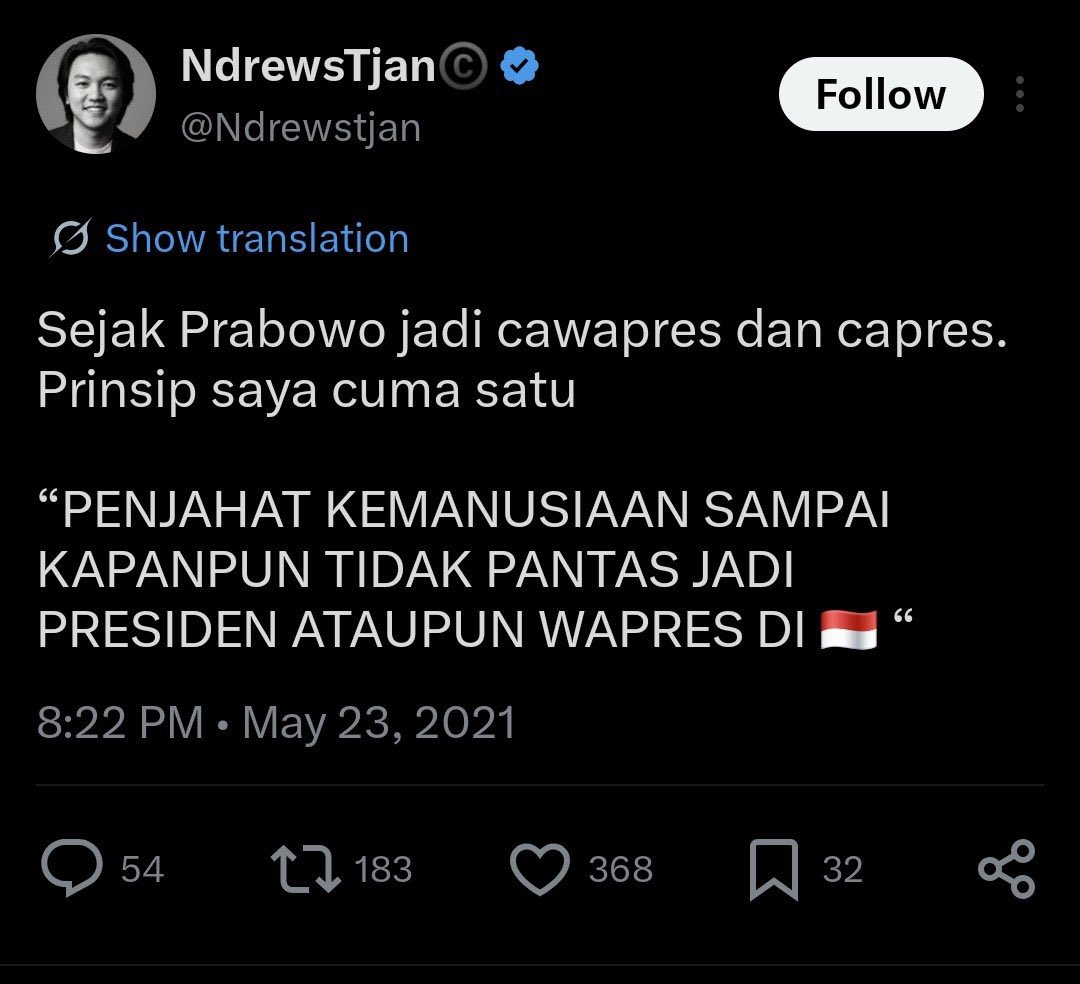 MuhadklyAcho's tweet photo. Di awal dia bilang prinsipnya cuma 1, taunya ada banyak. Sepertinya harus les kumon biar pandai berhitung 🤣

Mungkin sekarang dia sudah “touch some grass” dan sadar kalo harga warteg udah naik padahal iBox masih rame 🤣 https://t.co/uAwug6vCSk