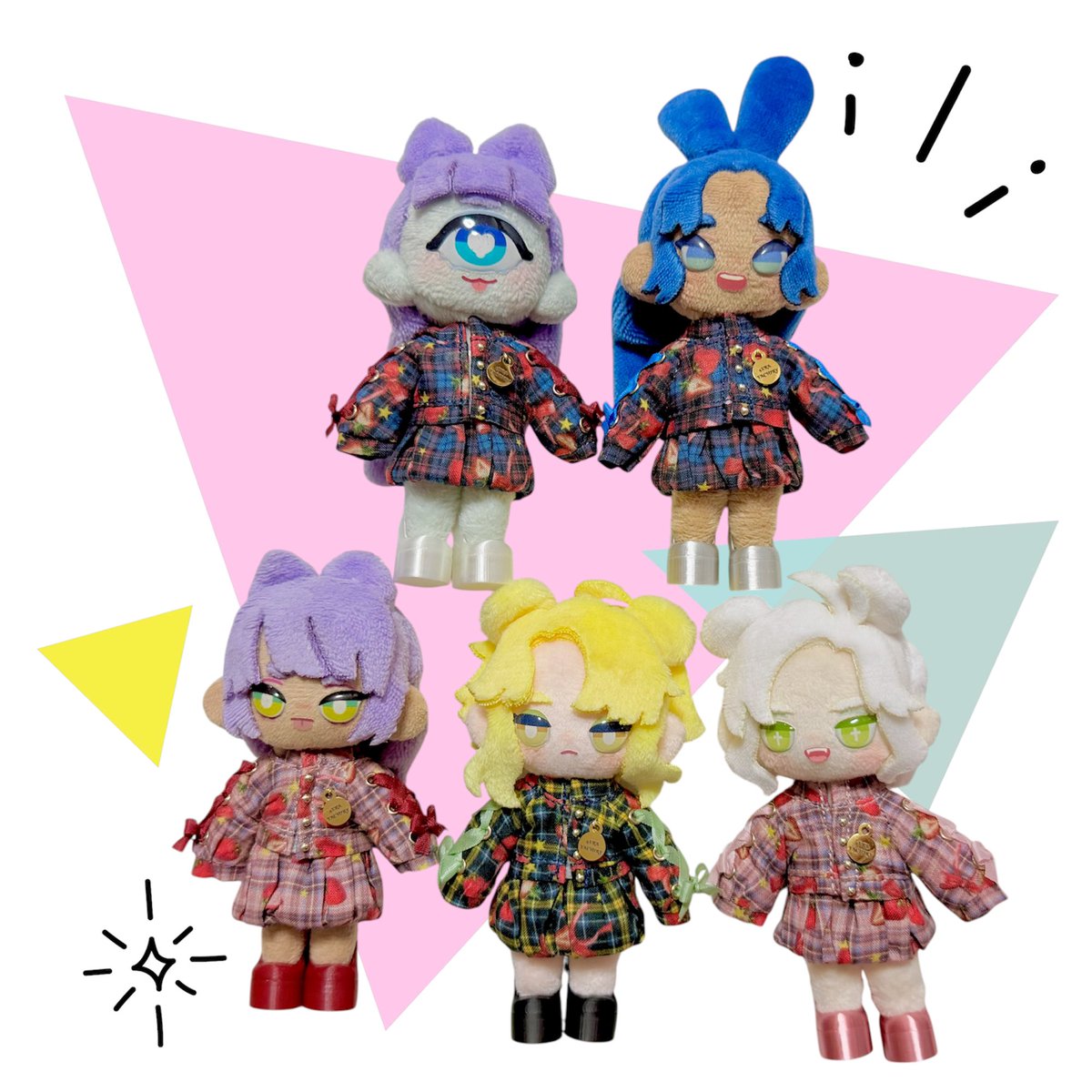 Lara_dollworld's tweet photo. 取り急ぎですが、お品書きUpしました‼️
いちご🍓チェックセットアップは肩リボンハトメ仕様に変更しリボンカラーのバリエーション増やしました✨
詳しくはお品書き↓をご覧ください🙇‍♀️

https://t.co/5h5B1Ym9hI

#ぷにみお
#ぷにクロオカダヤ https://t.co/7uNQHSXfNH