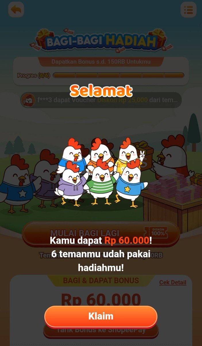 answerlover's tweet photo. ALHAMDULILLAH JUM'AT BERKAH, DAPET LAGIII CIHUYYY 😍🫰🏻

Shopee Bagi-Bagi Hadiah
https://t.co/zcFAo2TCKf https://t.co/rqXMzsJcod