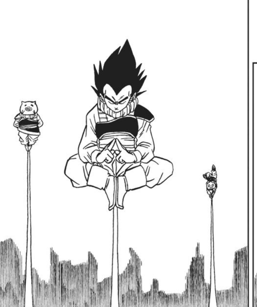 OujiSaiyanPride's tweet photo. The reader can find Vegeta meditating by himself. They can approach if they want https://t.co/P5OnYxFDdW