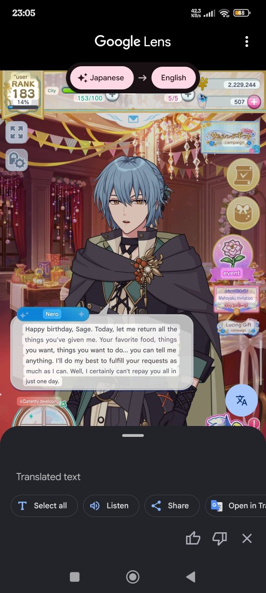 belovedkenja's tweet photo. “Nero, terima kasih atas ucapan ulang tahun untukku!” @adnodusomunisu https://t.co/uoewDGTtIT