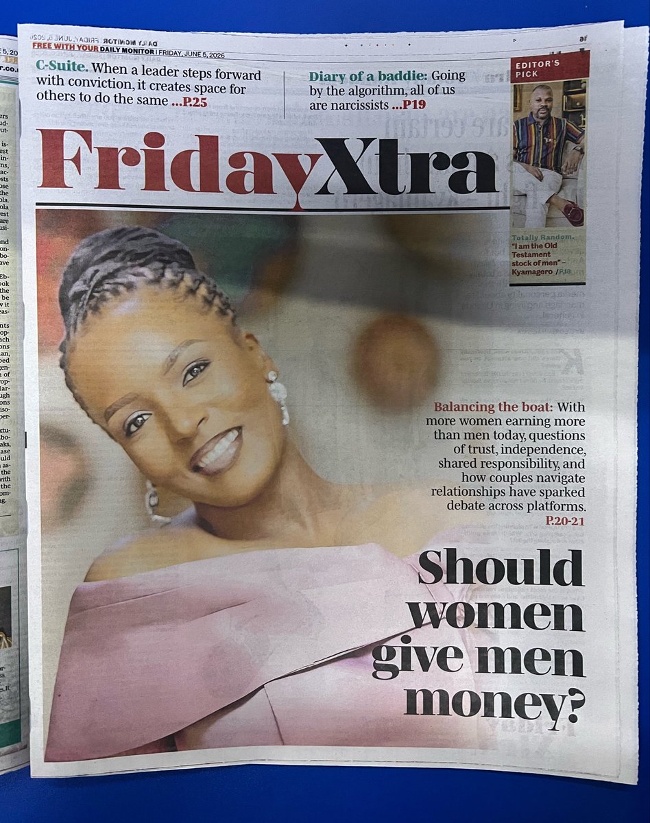 beewol's tweet photo. Today’s @DailyMonitor Carries an interesting debate on whether women should give men money. 

Interesting opinion from people like @Spartakussug @PeshK319 @Nabakooza_  and @KakandeAlex among others. https://t.co/aLa8LOm2s1