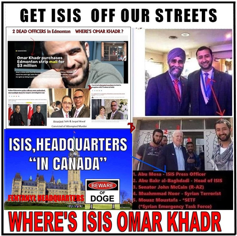 SarahConno95792's tweet photo. @MarcNixon24 WHERE'S OMAR KHADR
HE EATS CREME BULEE EVERY FOCKING DAY
SOHI KNOWS
SKID MARK CARNEY KNOWS
TURDEAU KNOWS
NEN SHE KNOWS
GET ISIS OFF OUR STREETS
#ImmigrationSCAM = #IncomeTaxSCAM
SEE ISIS GENERAL BAGHDADI TARGET US AIR STRIKE
With the FAKE ARCHITECHT - SAJJIN https://t.co/eiZrG5o3fV