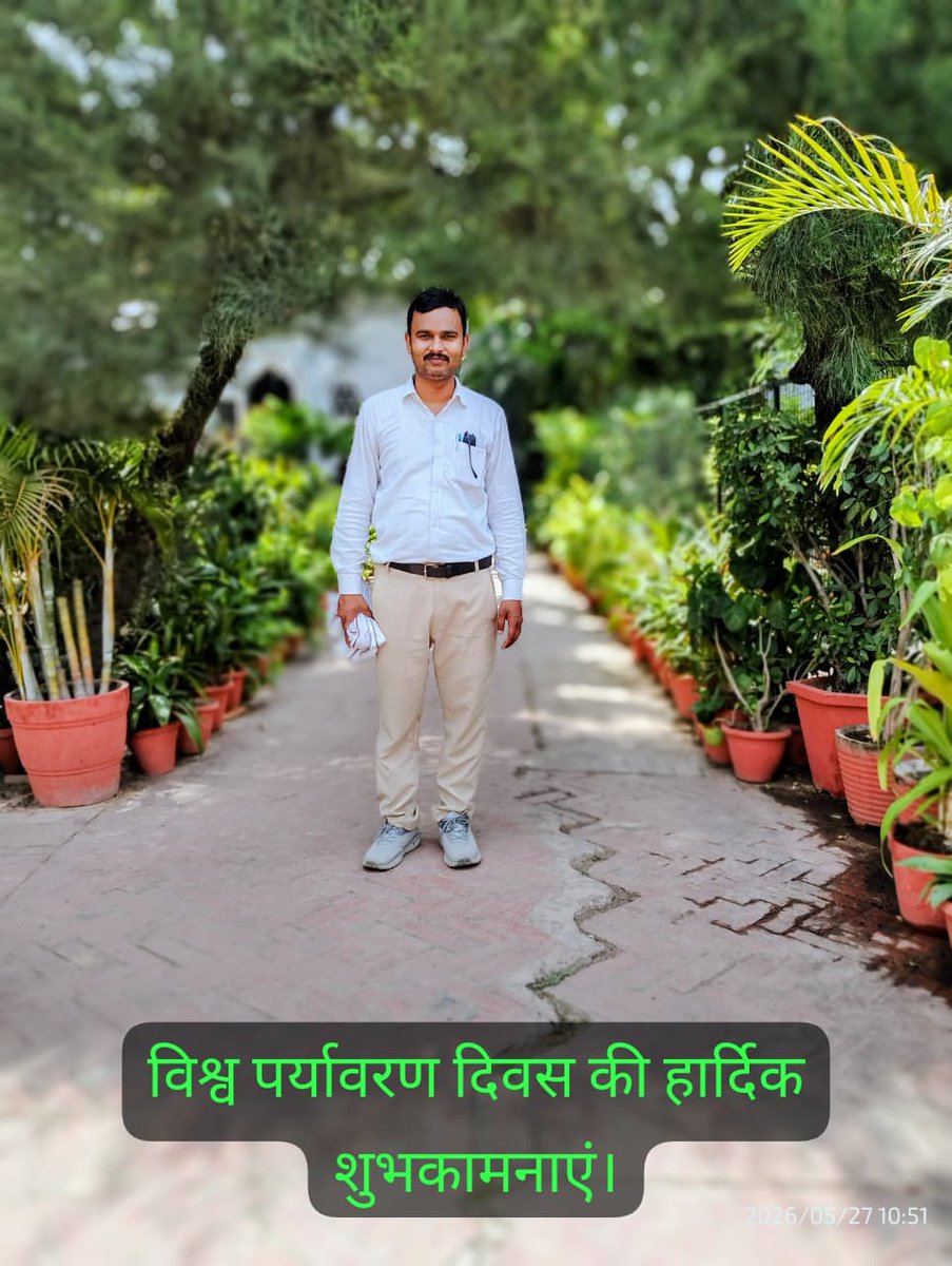 SSPandey51's tweet photo. विश्व पर्यावरण दिवस 2026 की हार्दिक शुभकामनाएं। हमें अपने जीवन में काम से हम इतने पेड़ अवश्य लगाने चाहिए जितना हम ऑक्सीजन लेते हैं। https://t.co/uTmSmmjOq6