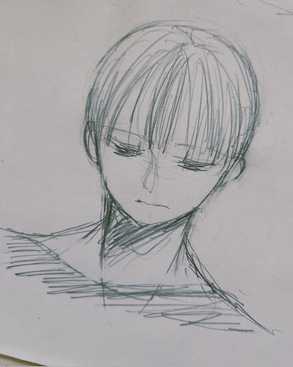 2seikawa's tweet photo. 最近絵を描かな過ぎなのでらくがきリハビリ。。。こういう顔描いてる時が一番楽しい☺️ https://t.co/oyBm7KyqhK