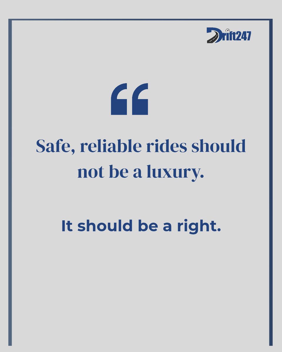 Drift247_ng's tweet photo. We built Drift247 because getting a safe, reliable ride in Nigeria shouldn't be a luxury. It should be a right. 🇳🇬 Our story starts here.
#Drift247 #FounderStory #MadeInNigeria #TechForAfrica #RideHailing #StartupNigeria https://t.co/3teMQrVfFh