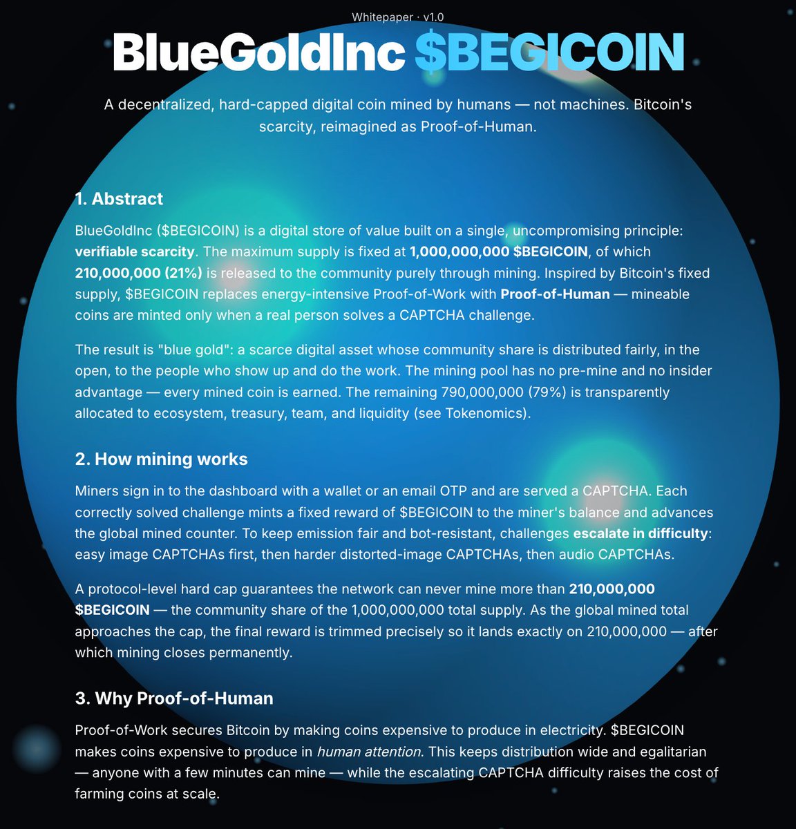 BLUE GOLD INC tweet media
