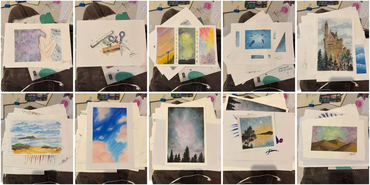 pimahgase07's tweet photo. ชอบรูปที่น้องเลวาดมาก สวยทุกรูปจริงๆ แถมจุดเริ่มต้นที่น้องเลชอบวาดรูปก็มาจากรูปที่คุณแม่วาด dna ชัดมาก ดีใจที่ศิลปินที่เราชอบ เขาก็มีสิ่งที่ตัวเองชอบทำและมาแชร์ให้แฟนคลับดูด้วย น่ารักมากอ่ะ 🫶🏻🥦 https://t.co/NrWojwjwUy