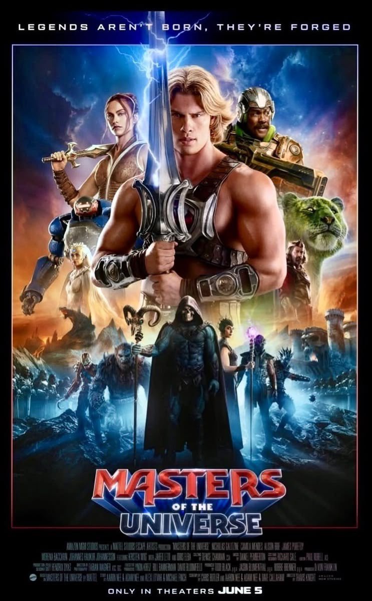Charlton_Hero's tweet photo. For those wondering, #MastersOfTheUniverse is a love letter to everything great about growing up in the 80s as a kid. It is literally the movie that is born of the stories told out of your toy box coming to live and playing out the best adventure you could imagine. Perfect. https://t.co/wj4BgQegDP