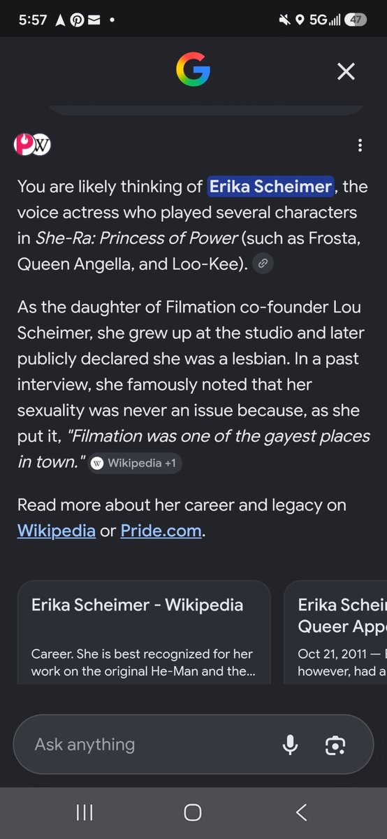 KenRSanders1's tweet photo. @valkmommy_brynn Erica Schiemer, daughter of Filmation co-founder Lou Schiemer, claimed it "...was one of the gayest places in town." 
I was somewhat aware of the homoeroticism in those cartoons. 
Not surprised. https://t.co/Bd6A9qPn92