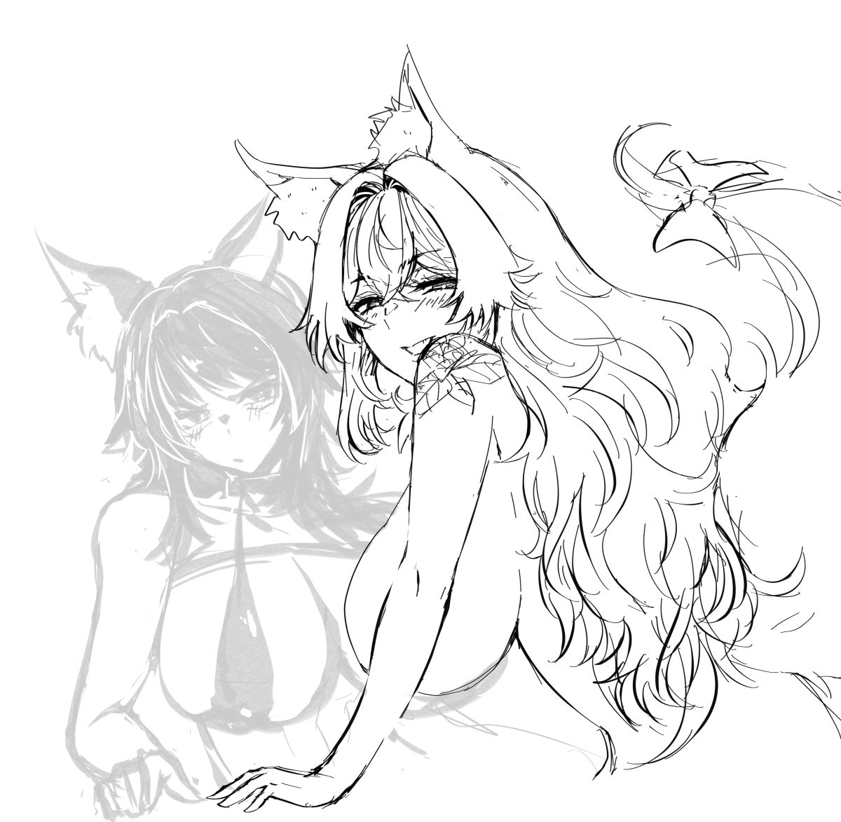しこしこ描いてる。 