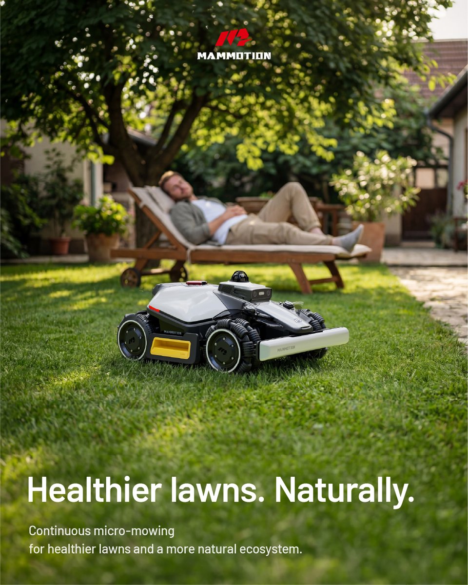 mammotiontech's tweet photo. A greener lawn. A lighter footprint. 🌍💚

This World Environment Day, we're celebrating smarter ways to care for the outdoors we love.

Swipe to see how we're helping make lawn care quieter, smarter, and more sustainable ➡️

#WorldEnvironmentDay #Mammotion #SmartLawn #OutdoorLiving