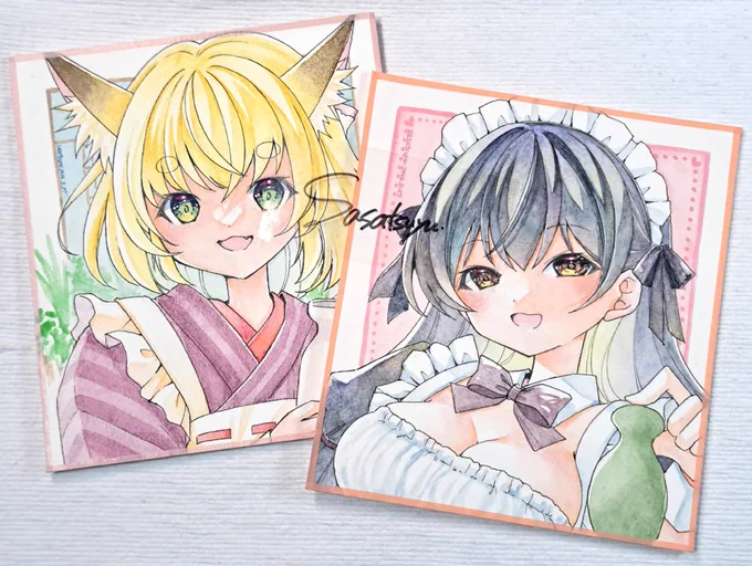 #コミティア156 の06a|ささのしずく 新刊は翌週から開催のイラストグループ展 #岐阜の日本酒イラスト展 画集。他間に合えば新作の悪酔退散アクキー、東京コミティア初頒布のお仕事絵(養老鉄道枡酒列車コラボ絵)まとめ本など。 直筆作品詳細はFANBOXにまとめました