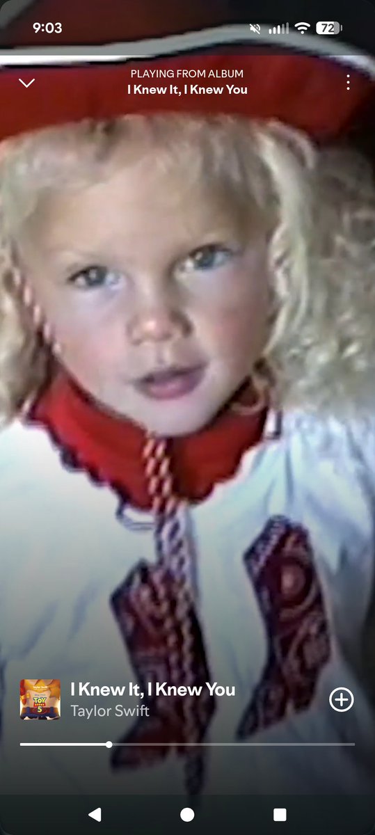 a_eldstdaughter's tweet photo. look at that baby. 🥹 she wrote a song for @toystory https://t.co/oaMcC7NGEt