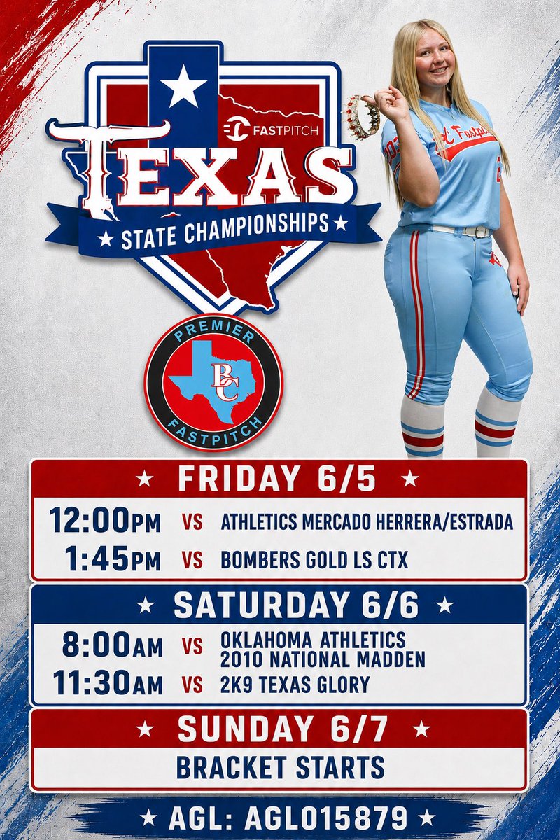 KayleighSteel22's tweet photo. Come and watch my team and I play this weekend in Allen, Texas! @GatorsSB @FSU_Softball @OU_Softball @AggieSoftball @TexasSoftball @Vol_Softball @TarletonSB @MeanGreenSB @UTAMavsSB @PennStateSB @LSUsoftball @UCLASoftball @UGASoftball @BaylorSoftball @OleMissSoftball @mulesoftball @Pitt_SB @Towson_SB