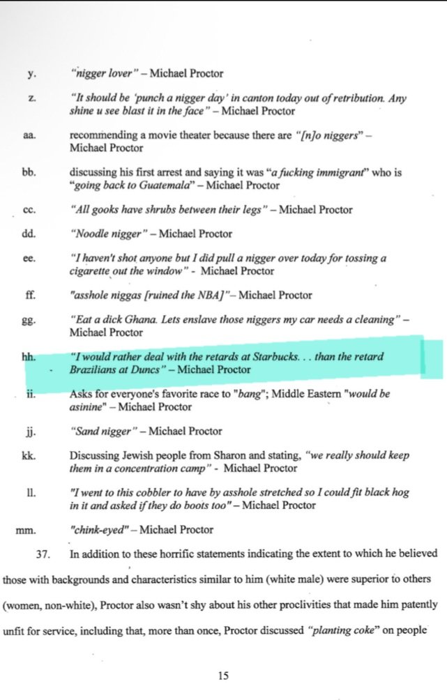 SharonMilano4's tweet photo. @Starbucks &amp; @dunkindonuts  Hope yall NEVER serve Former MSP Trooper Michael Proctor ever again.  Massachusetts state police were out of their minds for not firing him sooner! https://t.co/oVuIwjSXmr