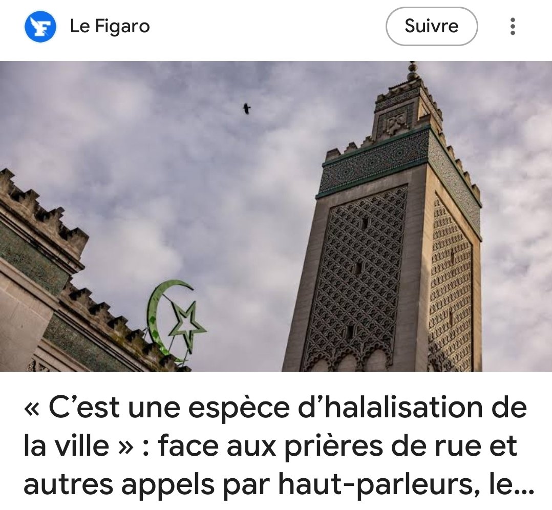 mrvicfer's tweet photo. Qu'est-ce l'armée attend pour péter ces haut-parleurs?

J'oubliais, on est dans la France socialiste.

En 2026, les appels à la prière islamistes résonnent dans les villes de France. https://t.co/J1pAKu3vTD