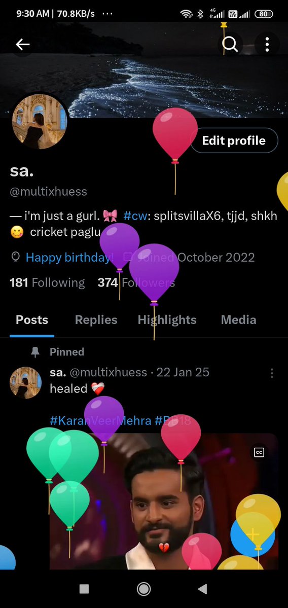 multixhuess's tweet photo. happy birthday to me 🥹✌🏻🎈 https://t.co/fPDmYnYIFn