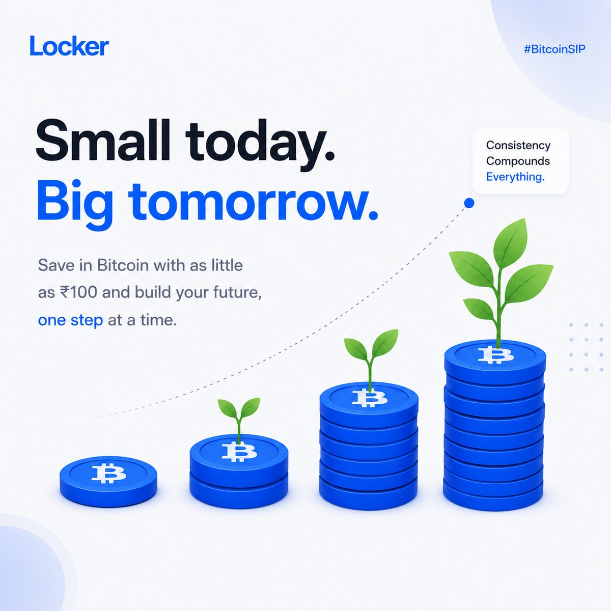 locker_india's tweet photo. Every big outcome starts as a small habit.

A workout.
A book.
A savings plan.

The magic isn't in the first step.

It's in taking the next one, again and again.

Join Waitlist: https://t.co/HHNbmpko2E https://t.co/R8vdUc4Vdu