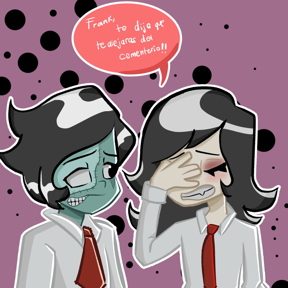 rachelmustdie's tweet photo. pues mi AU #frilli quedó en un flop increíble JAJAJAJAJA. Si les gusta este fanart lo repito en digital https://t.co/3P59ZEotUt