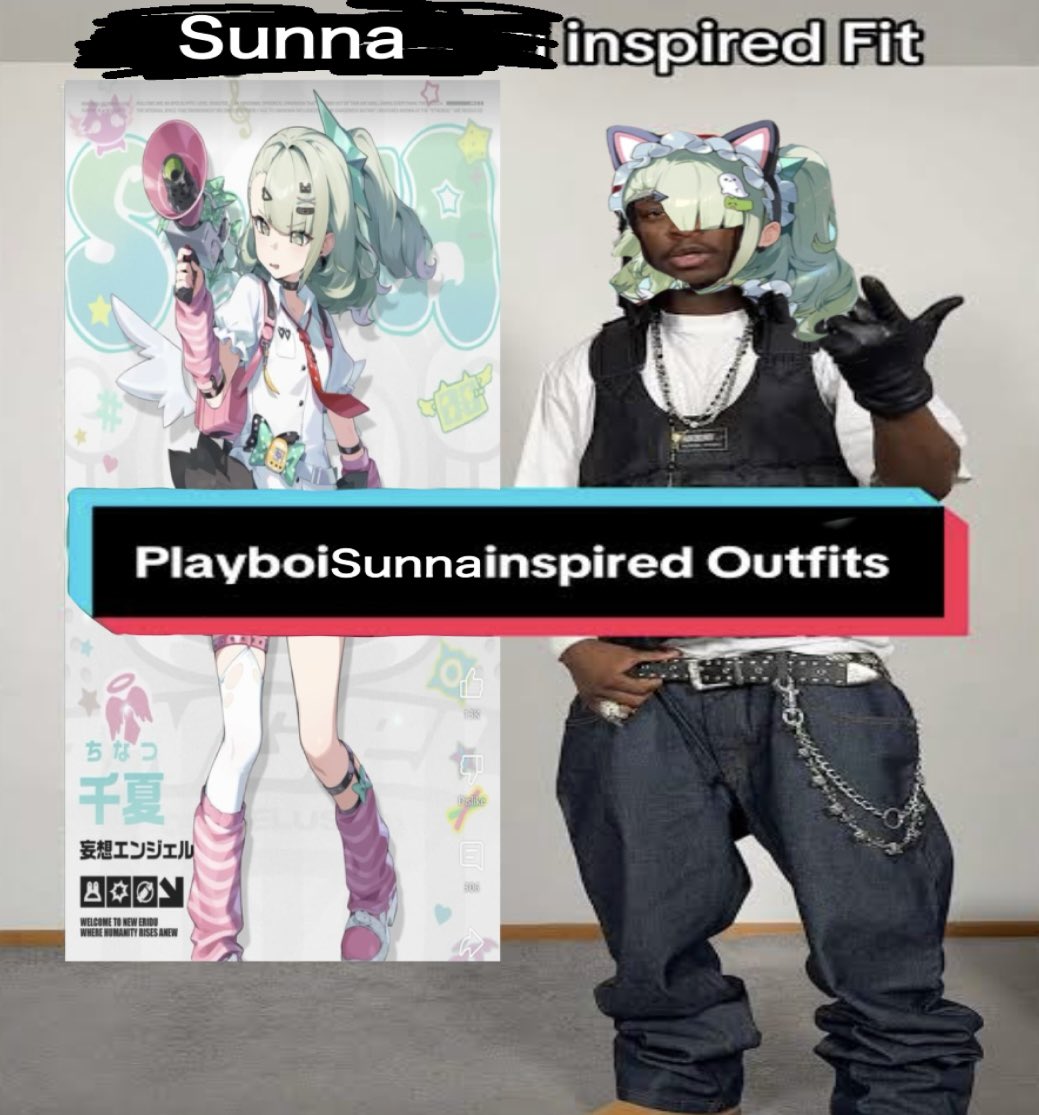 synthetic_r0ses's tweet photo. Sunna your bitch too bad 
Your fits too clean 
They’ll kill you Sunna https://t.co/pOhlUvkNRW