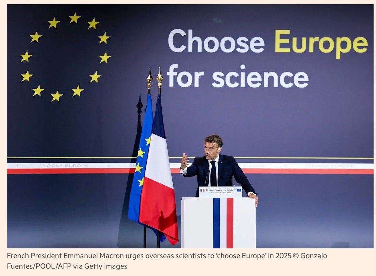 iballesty's tweet photo. https://t.co/e2HBP6QUbZ

Rising interest in #Europe doesn’t yet prove a major shift, since data on highly skilled Americans #relocating is limited. But more are exploring careers abroad, citing concerns about US political instability, research funding, and overall quality of life https://t.co/bQso5LYsQj