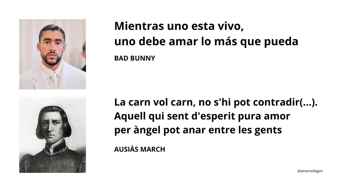 amemsillegim's tweet photo. T'ho diu Bad Bunny però ja t'ho van dir els clàssics de la literatura catalana 💅🏻💅🏻💅🏻💅🏻 https://t.co/oXp4FoqpDx