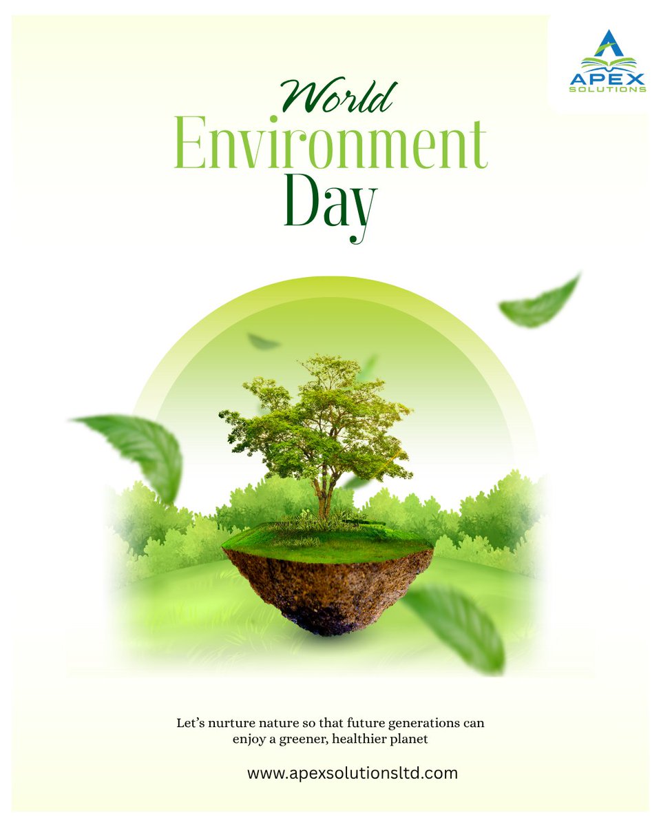 Apexsolutionsp1's tweet photo. 🌍 This World Environment Day, let's use the power of geospatial intelligence to create a smarter, greener future.

#WorldEnvironmentDay #GeospatialServices #GIS #Sustainability #EnvironmentalMonitoring #SpatialData #GreenTechnology #ClimateAction #ApexSolutionsLtd https://t.co/vMz6NZQfQp