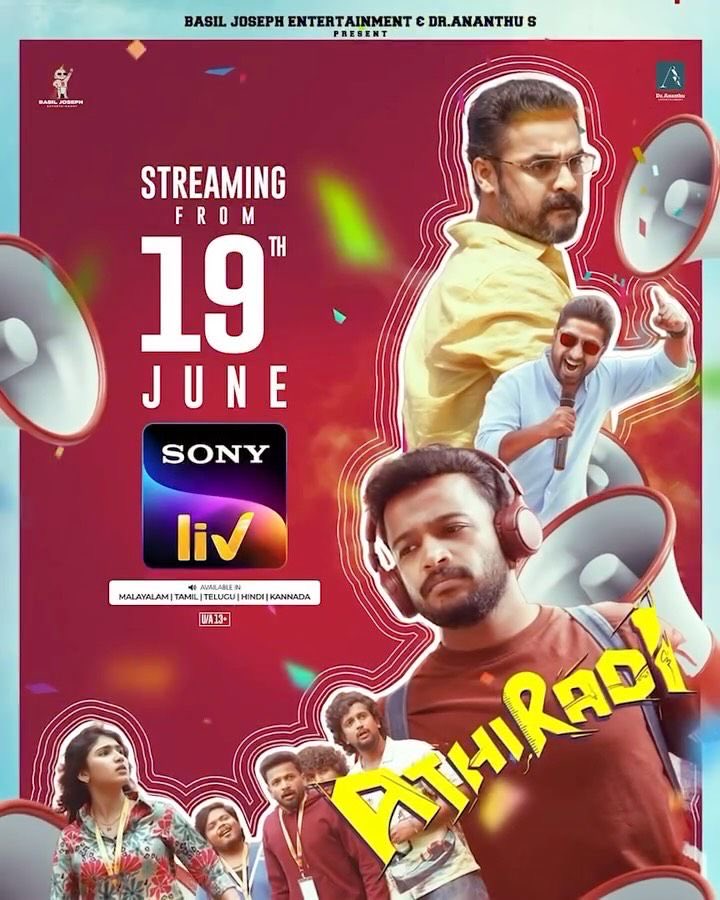 Sabarinathvb2's tweet photo. #ATHIRADI Streaming on @SonyLIV From June 19!

💥🧨✨

@ttovino @basiljoseph25 #ArunAnirudhan https://t.co/hJz42ca9c3